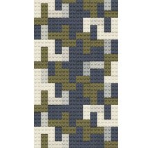 A.S. CRÉATION Fotobehang vlies 77065-1 Lilly & Luis bouwstenen blauw beige