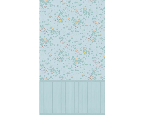 A.S. CRÉATION Fotobehang vlies 77073-1 Lilly & Luis hout waterlelies blauw A.S. CRÉATION Fotobehang vlies 77073-1 Lilly & Luis hout waterlelies blauw