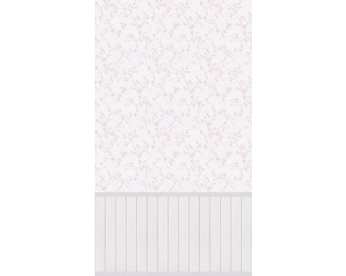 A.S. CRÉATION Fotobehang vlies 77075-1 Lilly & Luis hout bloemenrank roze A.S. CRÉATION Fotobehang vlies 77075-1 Lilly & Luis hout bloemenrank roze