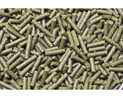 Close-up van diervoederpellets.