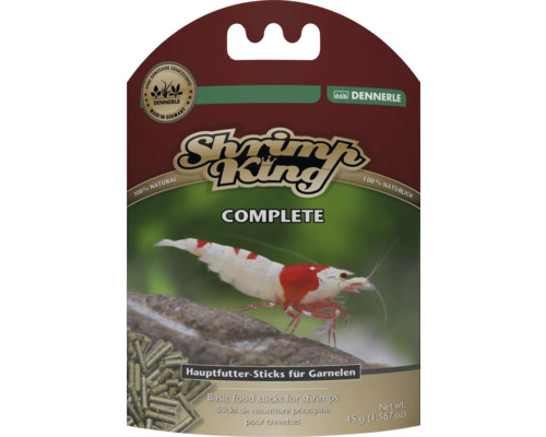 Shrimp King Complete garnalenvoer in verpakking van 45 gram
