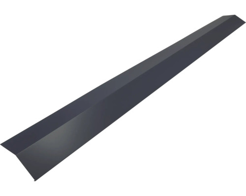 PRECIT Slagregenschort voor holle knik S18, RAL7016 grijs mat, 1000 x 65 x 83 mm