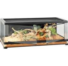Ingericht terrarium met glazen voorkant en ventilatierooster