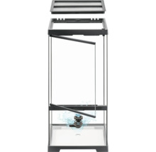Glazen terrarium met ventilatiesysteem