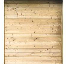 Houten wand met horizontale planken