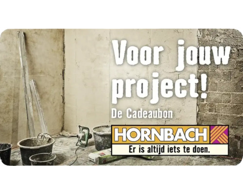 Voor jouw project! De Cadeaubon. Gereedschap en materialen voor een bouwproject.