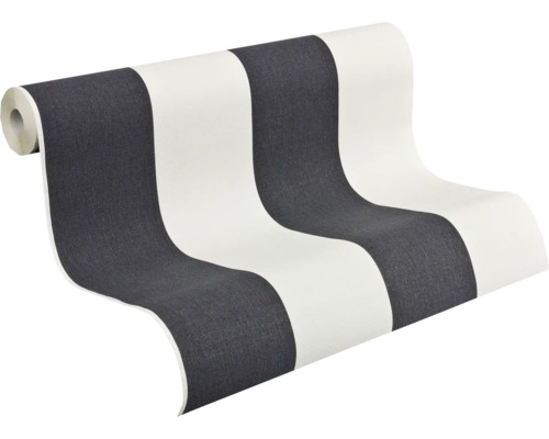 Rol behang met streepmotief