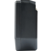 Zwarte behuizing van een elektronisch apparaat