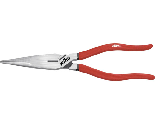 WIHA Punttang Basic recht 160 mm Wiha punttang met lange, rechte bekken en geïsoleerde handgrepen