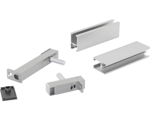 Aluminium profielen en verbindingsstukken voor opbouwrolluiken