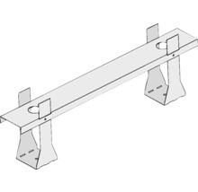 Metalen montageprofiel voor de bevestiging van onderdelen