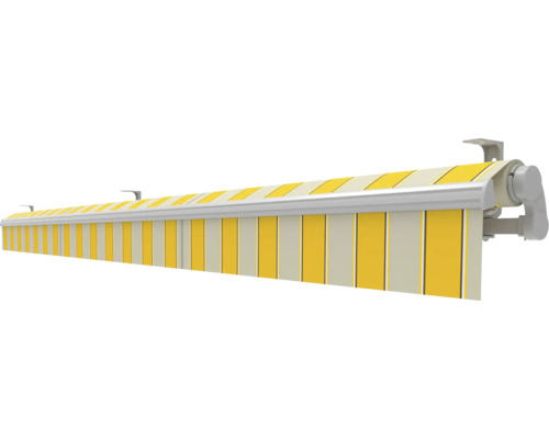 Zonnescherm met gestreept patroon voor buiten