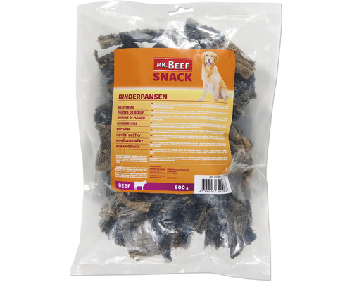 MR. BEEF Hondensnack runderpens 500 g Mr. Beef Snack runderpens, 500 gram