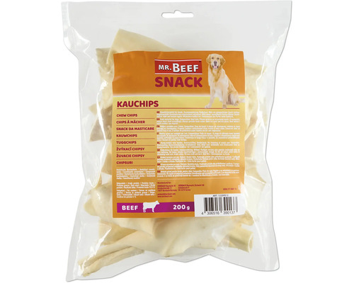MR BEEF Hondensnack Kauwchips rund 200 g