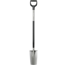 Fiskars spade met metalen steel en D-handgreep
