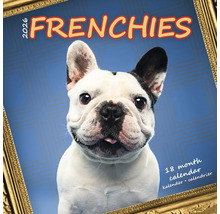 Frenchies kalender voor 2026 met een afbeelding van een Franse bulldog