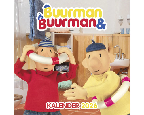 Buurman & Buurman Kalender 2026 in een badkamerscène