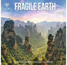 Fragile Earth kalender 2026 met landschapsmotief
