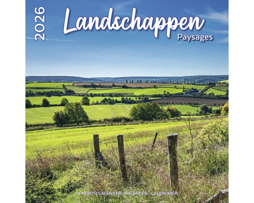 Landschappen kalender voor 2026