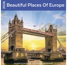 Beautiful Places of Europe kalender met afbeelding van de Tower Bridge Londen