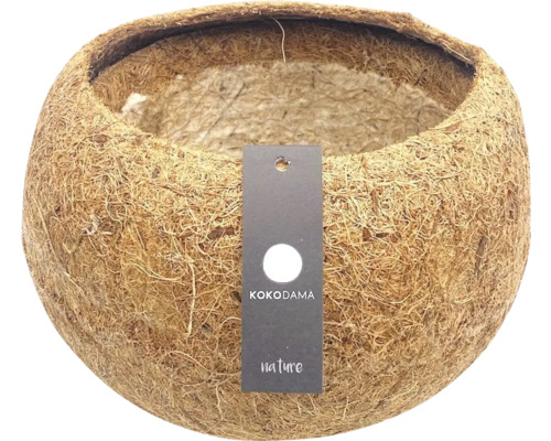 Bloempot Kokodama Natuurlijke vezel bruin Ø 25 cm H 25 cm