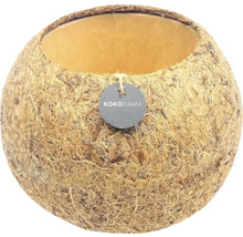 Bloempot Kokodama Natuurlijke vezel bruin Ø 17 cm H 17 cm
