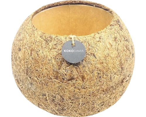 Bloempot Kokodama Natuurlijke vezel bruin Ø 17 cm H 17 cm