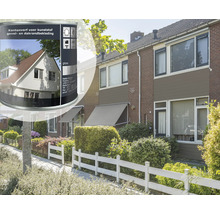 Verf voor kunststof gevelbekleding en dakrandbekleding, buiten voor een huis