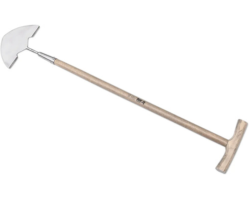 Schoffel met houten steel en T-greep