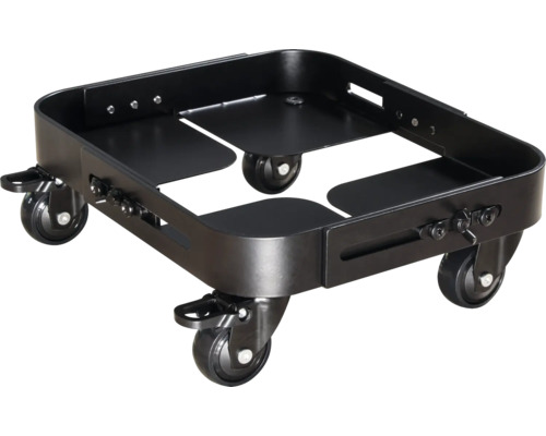Metalen rolplank met vier wielen