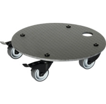Rolplank met rond, gestructureerd oppervlak en wielen