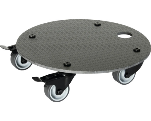 Rolplank met rond, gestructureerd oppervlak en wielen