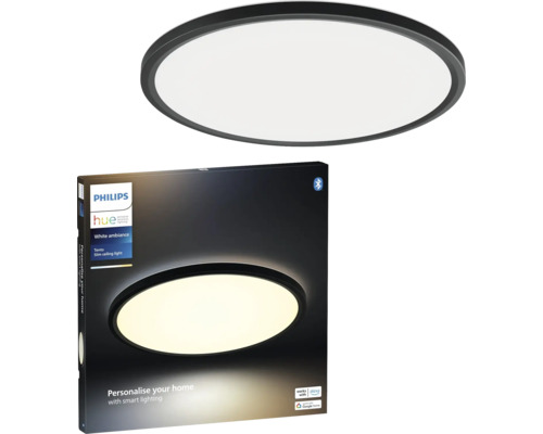 PHILIPS Hue White Ambiance LED paneel Tento Ø 42 cm CCT zwart