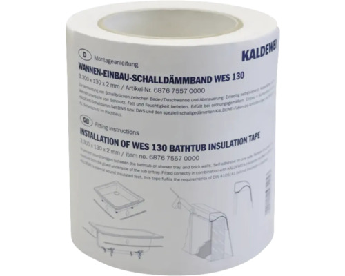 Kaldewei geluidsisolatieband WES 130 voor badinstallatie