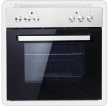 Oven met bedieningselementen en glazen deur