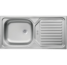 Roestvrijstalen spoelbak met afdruiprek