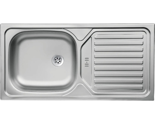 Roestvrijstalen spoelbak met afdruiprek