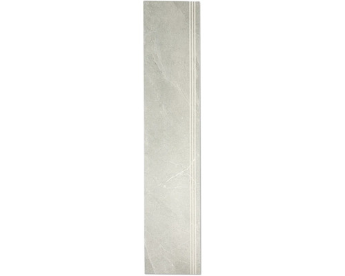 Lange, smalle tegel met drie parallelle lijnen aan de rand