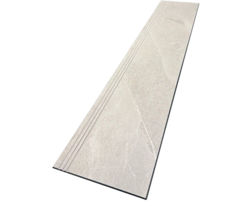 MIRAVA Traptegel NARVIK zand 30 x 120 x 0,85 cm Trede-element van steengoed met groeven