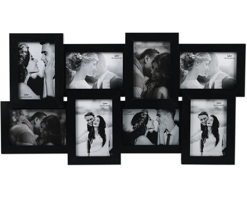 Fotolijst collage zwart 59x31 cm