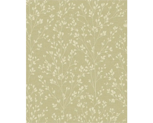 Behang met bladerpatroon