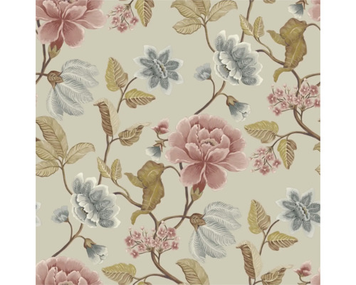 Behang met bloemmotief