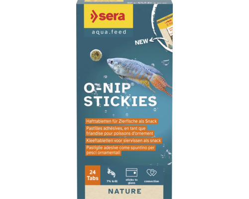 Sera O-Nip Stickies visvoer verpakking