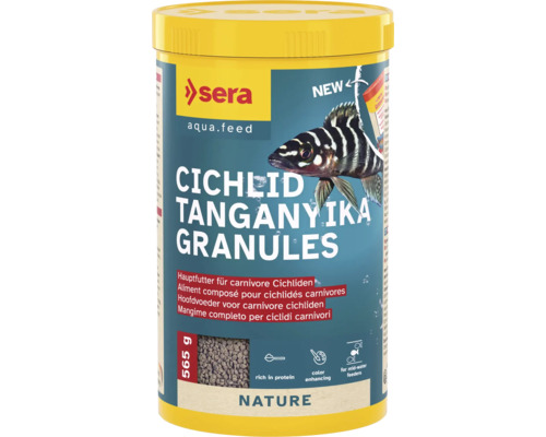 SERA Chichlid Tanganyike Visvoer granulaat 1000 ml Sera Cichlid Tanganyika Granulaat visvoer, 565 gram