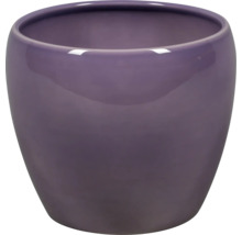 Paarse bloempot van keramiek