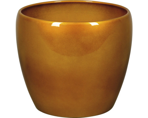 PASSION FOR POTTERY Bloempot ZT Aardewerk oranje Ø 26 cm H 22,1 cm Bloempot van keramiek