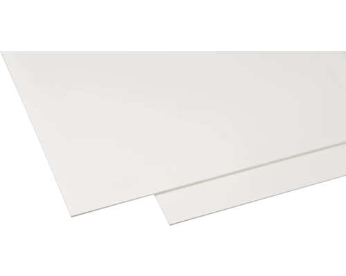 GUTTAGLISS® Hobbycolor kunststof plaat, wit, 500x250x3 mm Witte hardschuimplaat