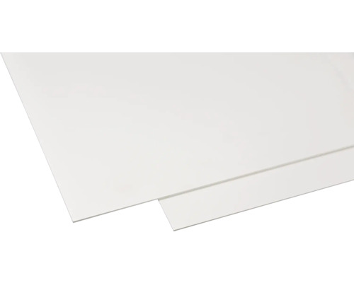 GUTTAGLISS® Hobbycolor kunststof plaat, wit, 1500x500x3 mm Kunststof plaat