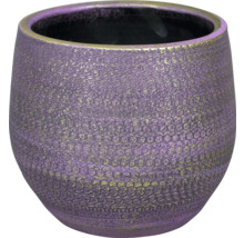 Decoratieve plantenpot met stippenpatroon