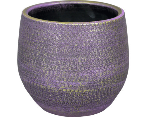 Decoratieve plantenpot met stippenpatroon